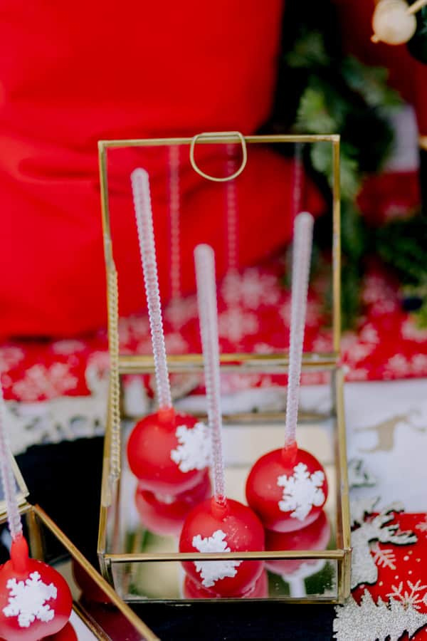 Winter Baptism Christmas Decorations Beautiful Details