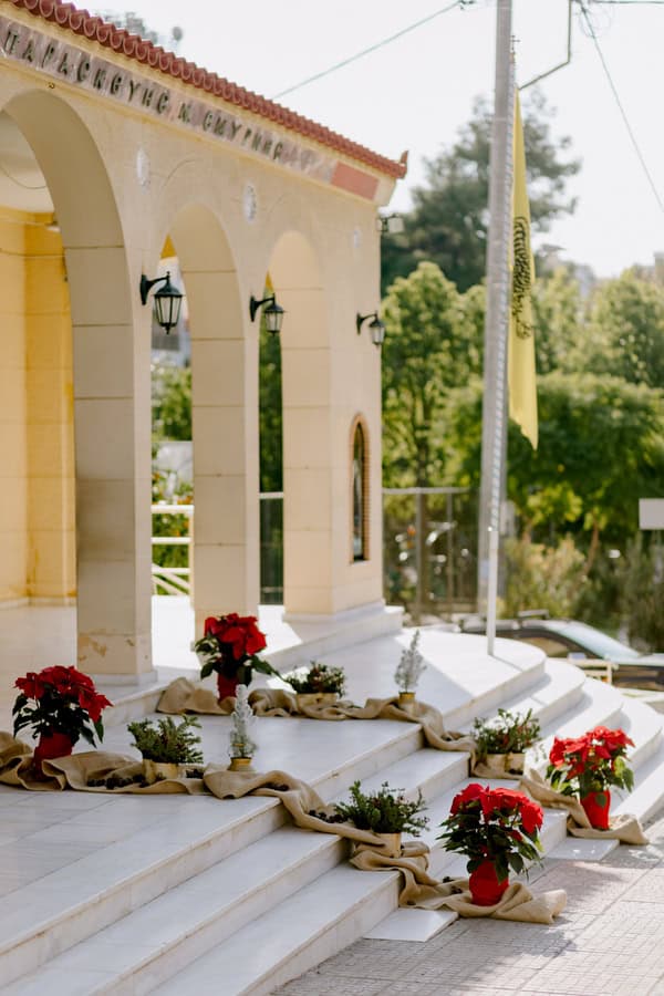 Winter Baptism Christmas Decorations Beautiful Details