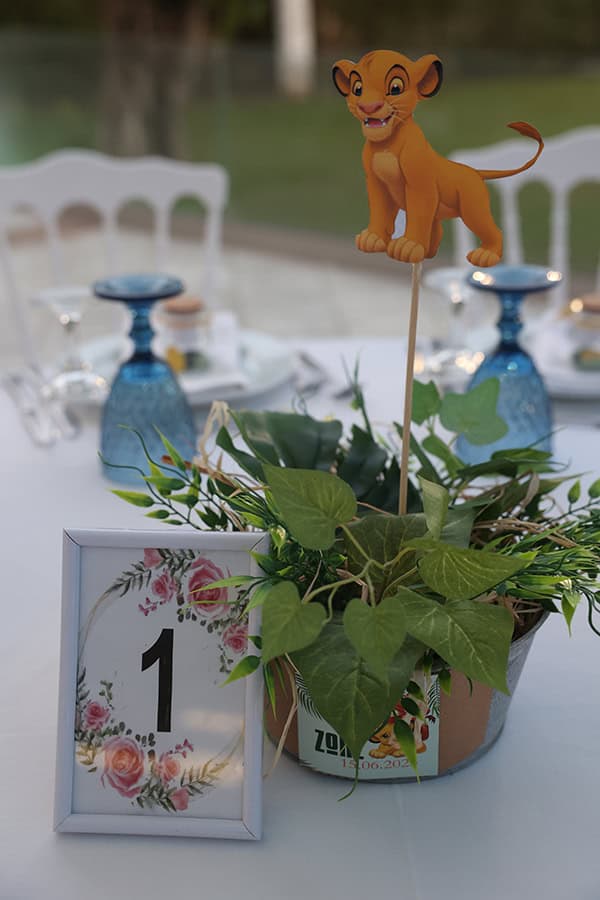 Baptism Jungle Simba Baptism Lion King