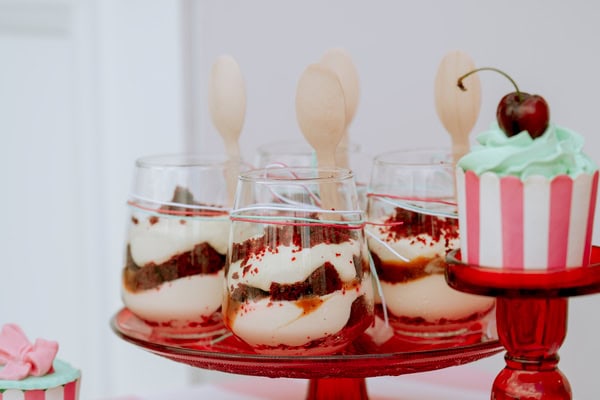 Cute Modern Decoration Ideas Cherry Theme Baptism