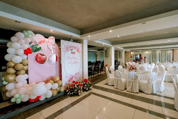 Cute Modern Decoration Ideas Cherry Theme Baptism