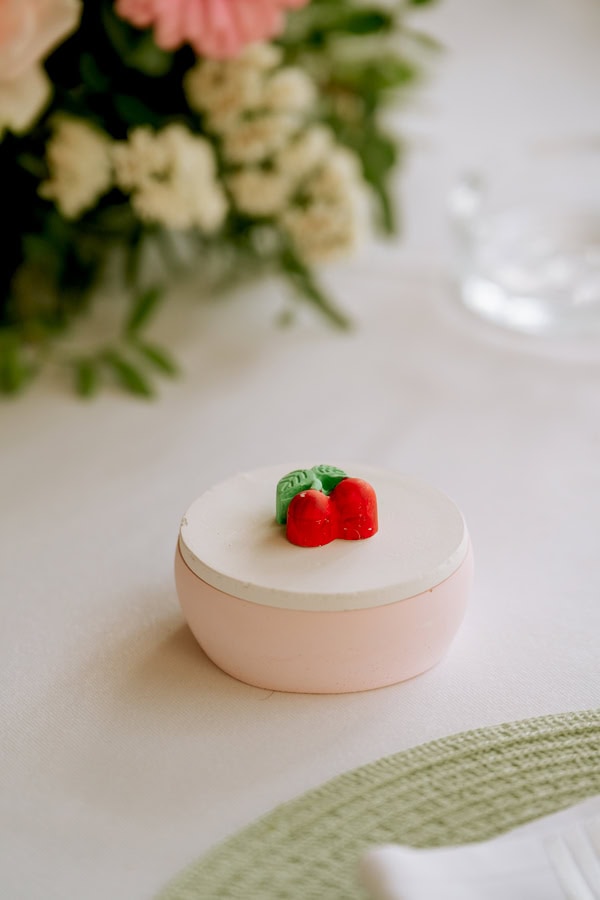 Cute Modern Decoration Ideas Cherry Theme Baptism