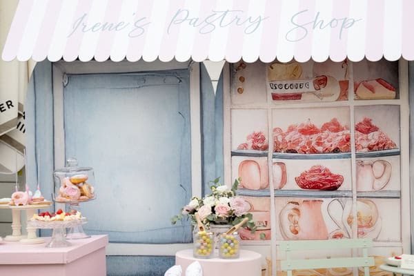 Decoration Ideas Girls Christening Theme Patisserie Pastel Shades