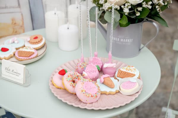 Decoration Ideas Girls Christening Theme Patisserie Pastel Shades