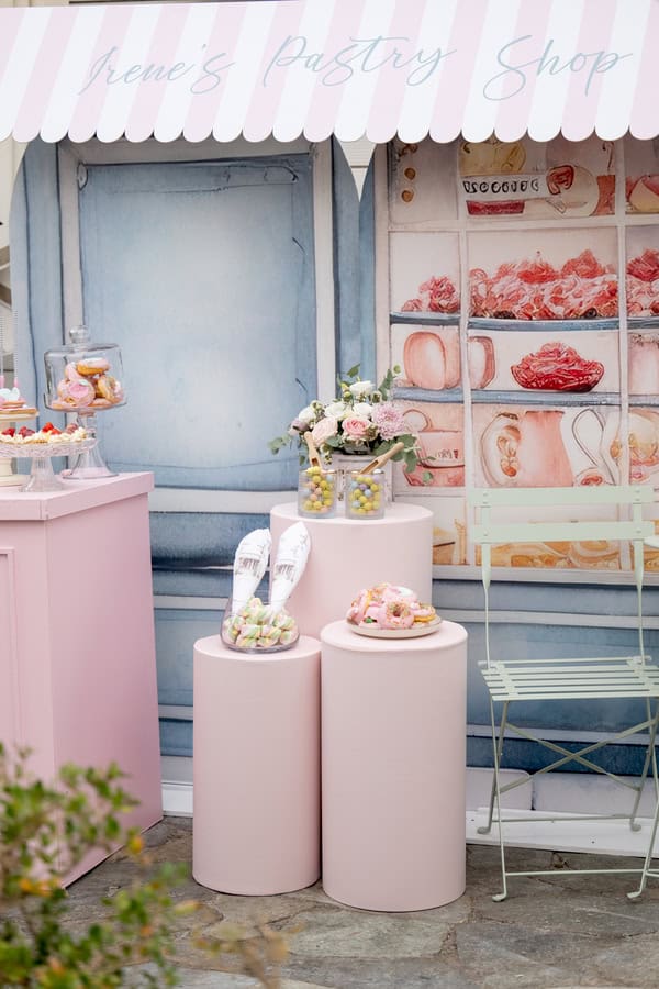 Decoration Ideas Girls Christening Theme Patisserie Pastel Shades