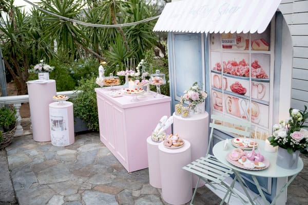Decoration Ideas Girls Christening Theme Patisserie Pastel Shades