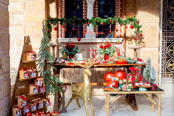 Decorative Ideas Christmas Baptism Beautiful Details