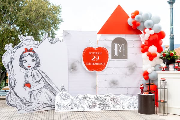 Φανταστικές προτάσεις διακόσμησης για βάπτιση εμπνευσμένη από τη Χιονάτη