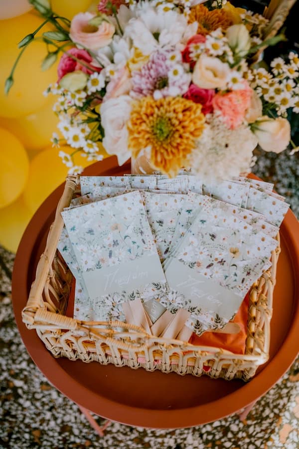 Groovy Daisy Themed Baptism Boho Ideas