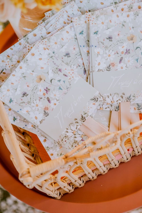 Groovy Daisy Themed Baptism Boho Ideas