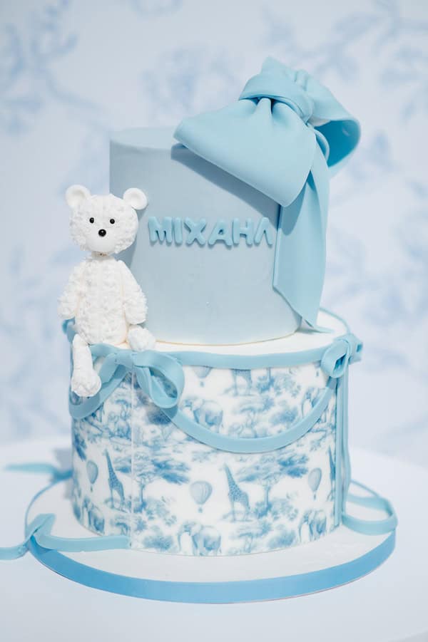 Baby Dior Boy Baptism Decoration Ideas