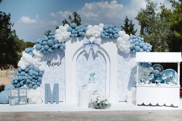 Baby Dior Boy Baptism Decoration Ideas
