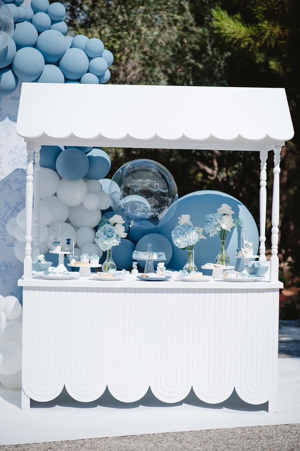 Baby Dior Boy Baptism Decoration Ideas