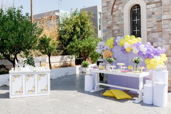 Baptism Decoration Ideas Pretty Floral Theme