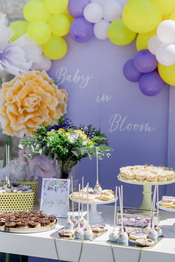 Baptism Decoration Ideas Pretty Floral Theme