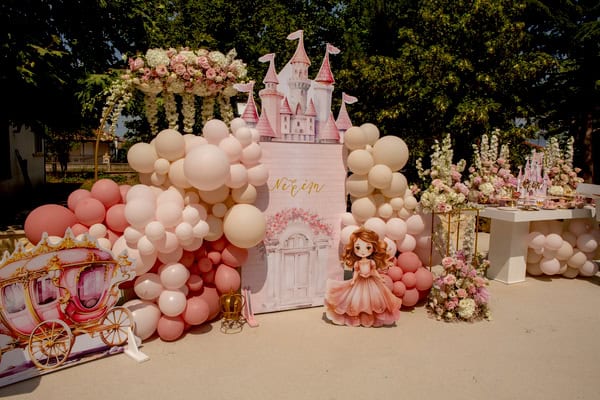 Decoration Ideas For A Girls Christening Princess Theme