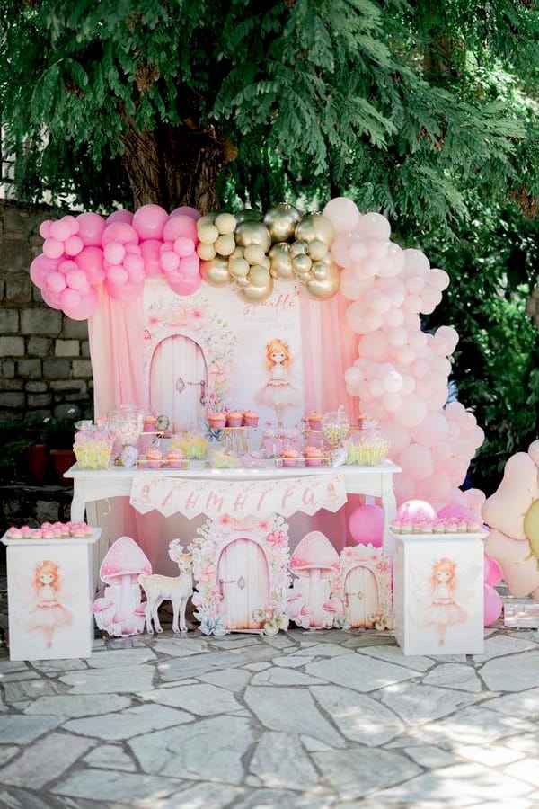 Decoration Ideas For Romantic Fairy Garden Baptism