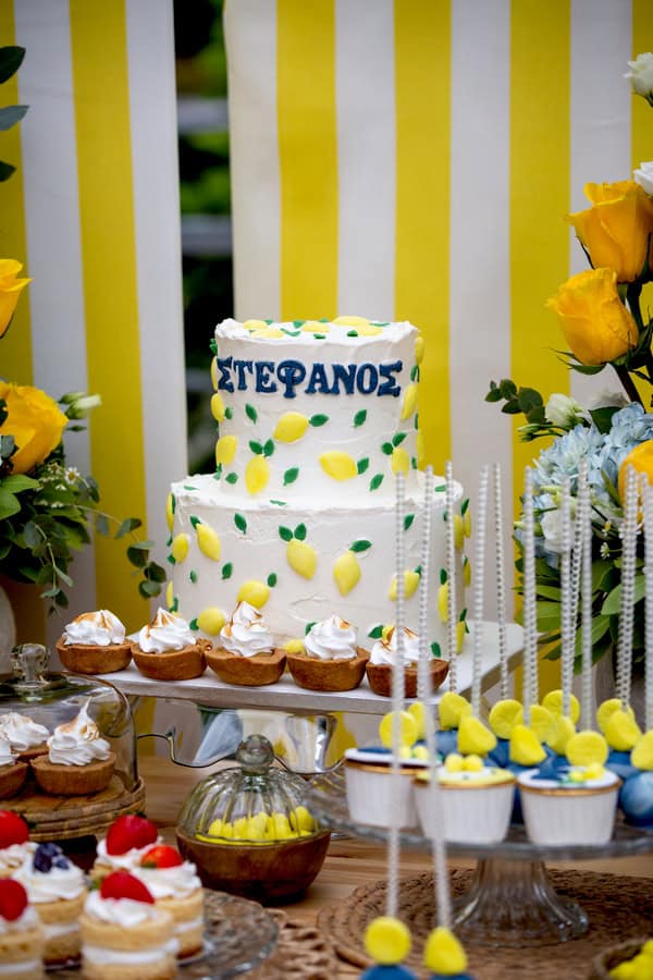Ideas For A Lemon Themed Baptism