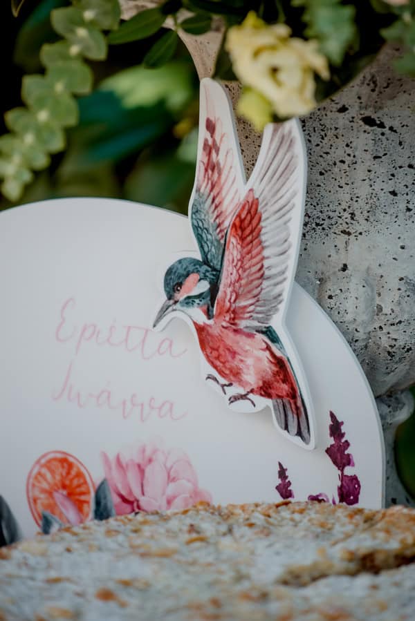 Ideas For Romantic Girly Floral Baptism Hummingbird Theme