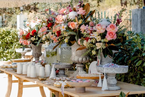 Ideas For Romantic Girly Floral Baptism Hummingbird Theme