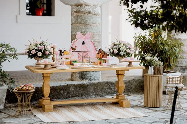 Ideas For Rustic Girl Farm Themed Baptism