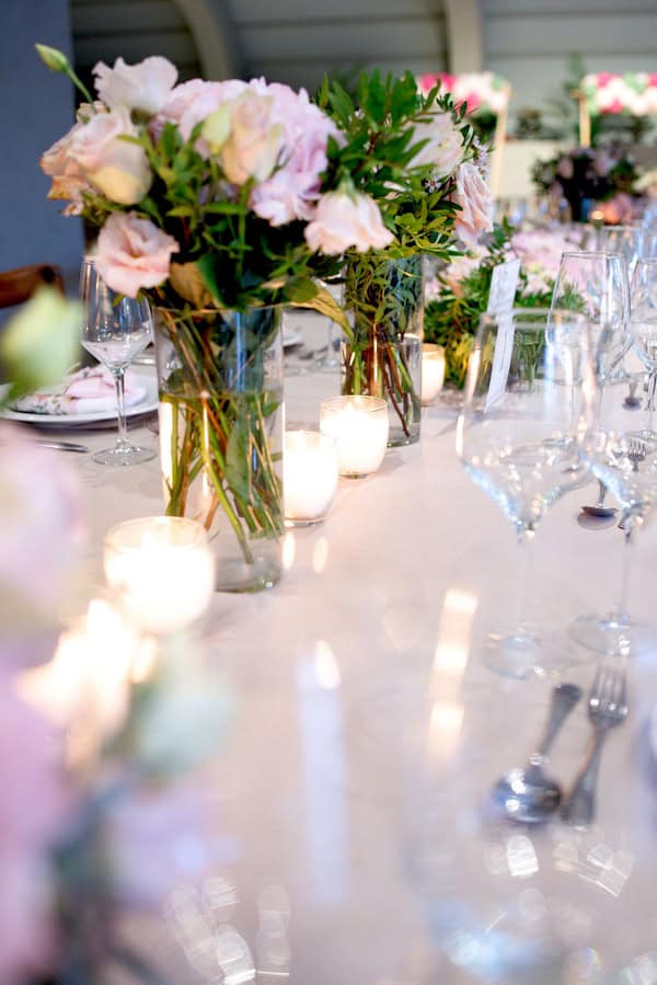 Pretty Decoration Ideas Romantic Baptism Hydrangeas Roses