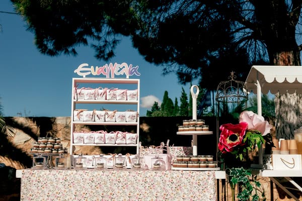 Romantic Girl Baptism Pastel Decoration Ideas