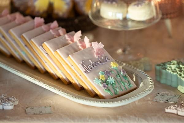 Rustic Floral Baptism Decoration Ideas