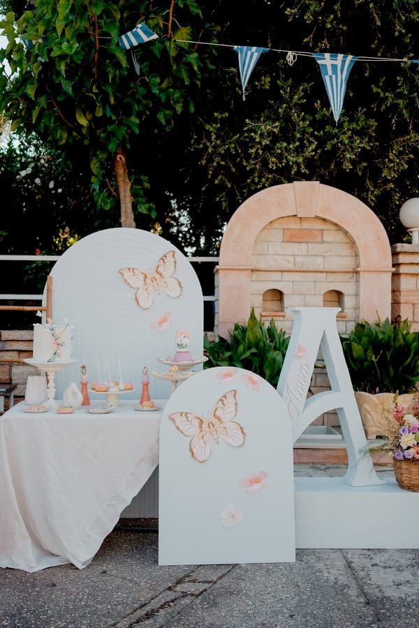 Spring Baptism Decoration Ideas Pastel Natural