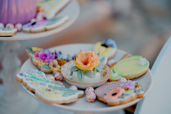 Spring Baptism Decoration Ideas Pastel Natural