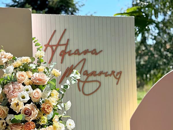 Chic Baptism Pink Beige Candy Table Ideas