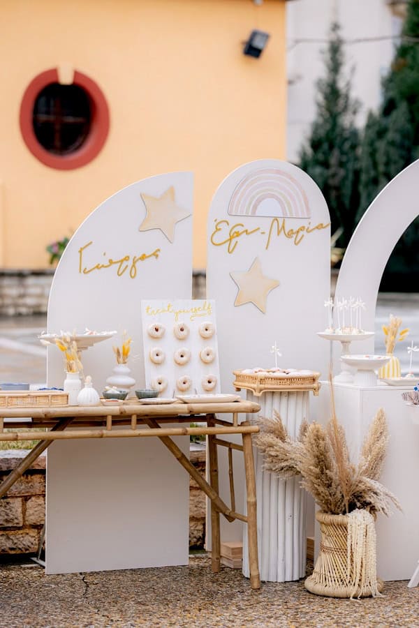 Ideas For Boho Baptism Adopt A Stuffed Animal Pastel Colors