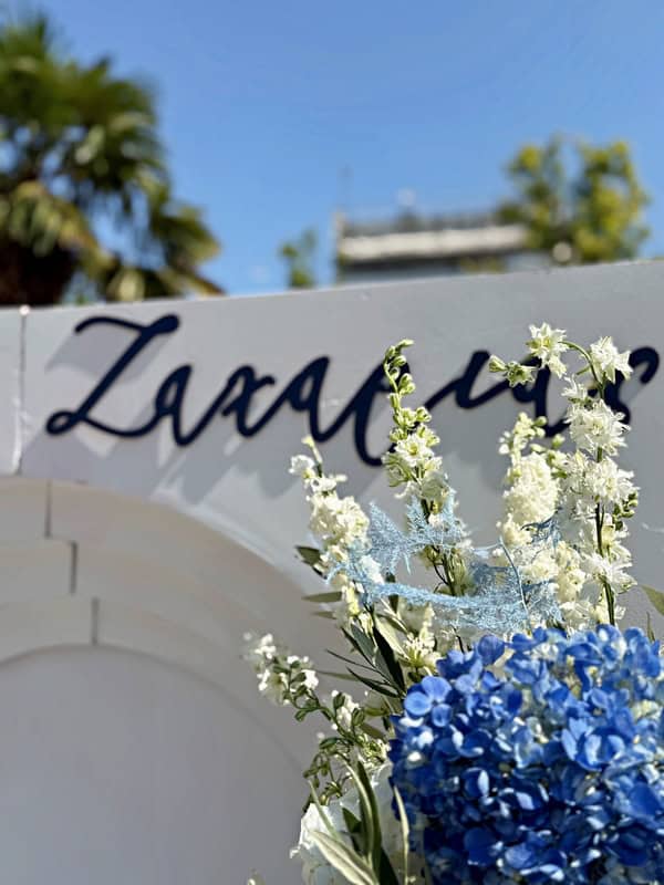 Ideas For Boy Baptism Blue White Hummingbird