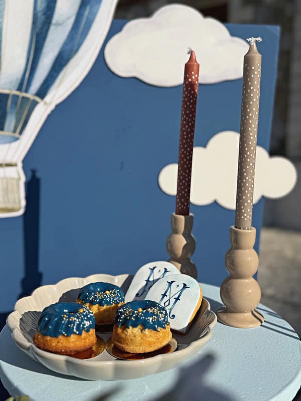 Ideas For Hot Air Balloon Boy Baptism