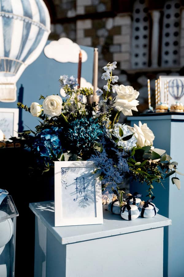 Ideas For Hot Air Balloon Boy Baptism