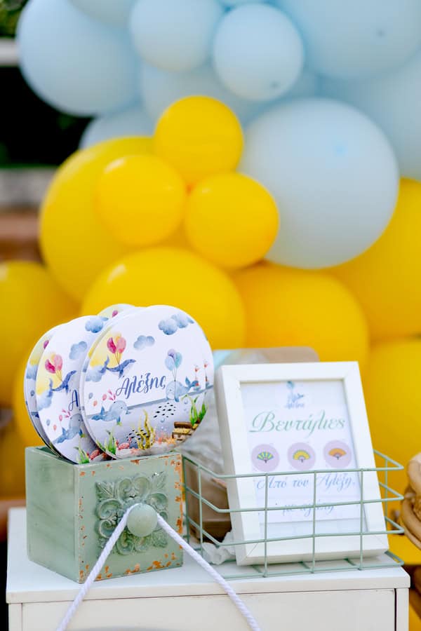 Modern Sea Inspired Baptism Ideas