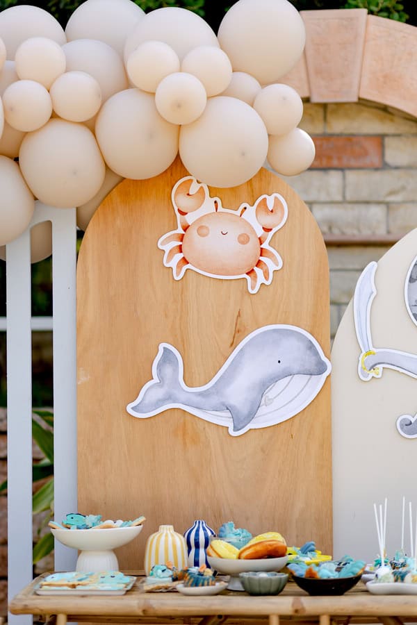 Modern Sea Inspired Baptism Ideas