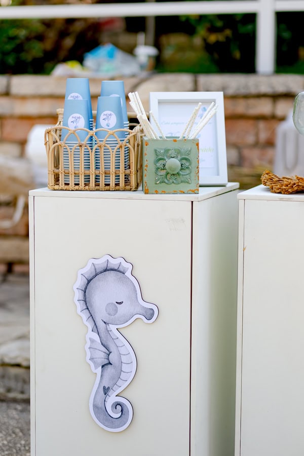 Modern Sea Inspired Baptism Ideas