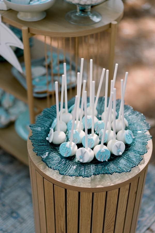 Baby Boy Baptism Bunny Theme Blue Yellow Ideas