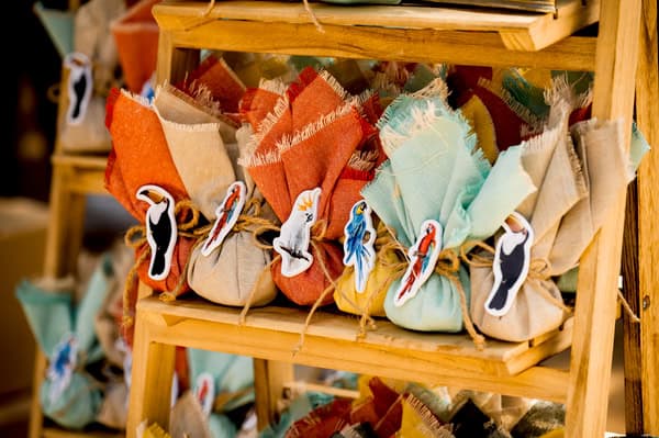 Beautiful Boy Baptism Tropical Theme Exotic Decoration