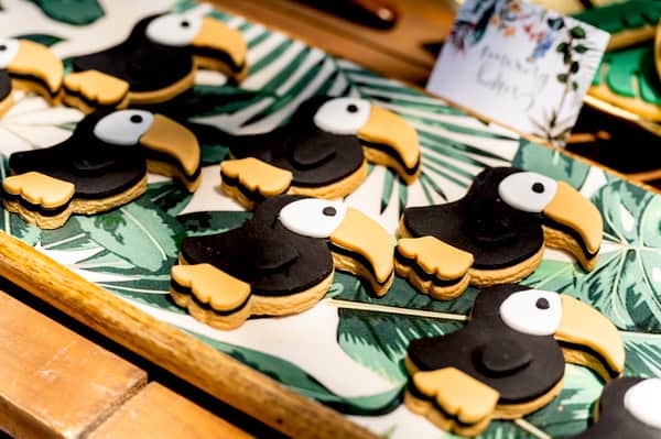 Beautiful Boy Baptism Tropical Theme Exotic Decoration