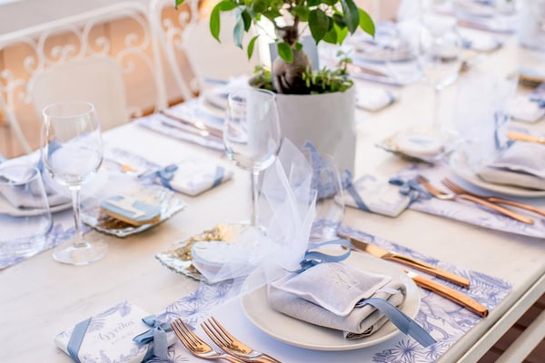 Chic προτάσεις για αγορίστικη βάπτιση με θέμα safari και toile de jouy λεπτομέρειες