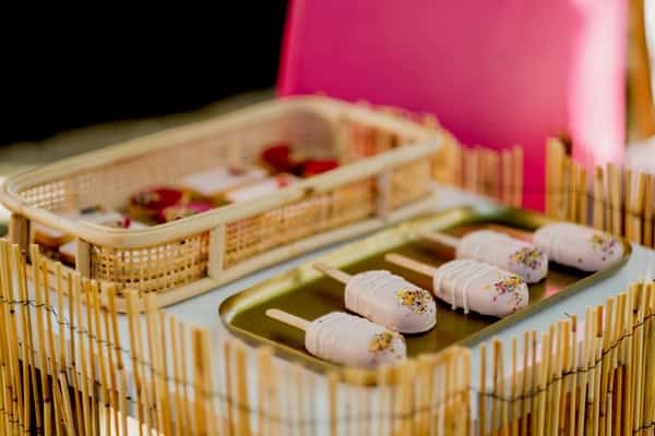 Decorative Ideas Boem Girl Baptism Pink Hues