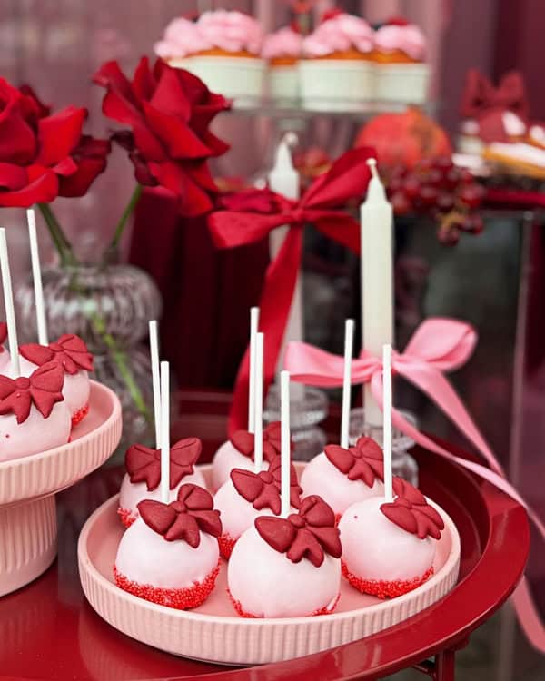 Ideas Impressive Baptism Statement Bow Red Flowers