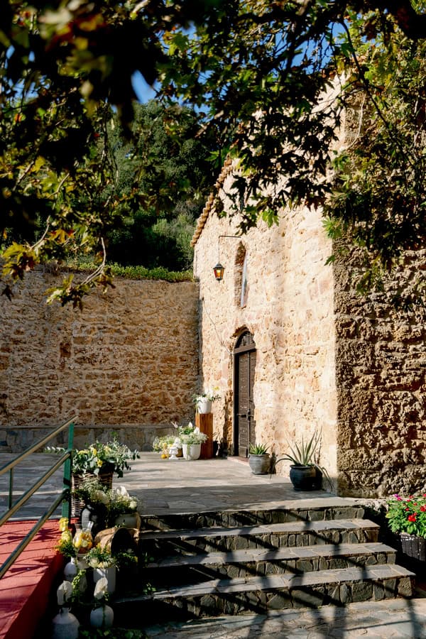Rustic Boho Baptism Decoration Herbs Lemons