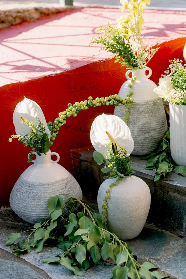 Rustic Boho Baptism Decoration Herbs Lemons