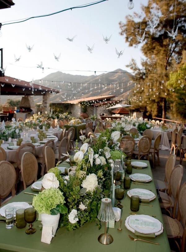 Dreamy Garden Style Baptism Decoration Ideas