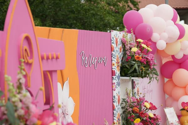Fantastic Ideas For Girl Baptism Colorful Candy Table