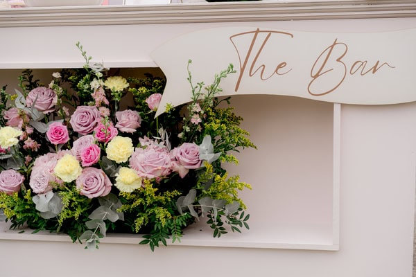 Floral Girl Baptism Romantic Decor Statement Backdrop Ideas