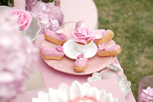 Floral Girl Baptism Romantic Decor Statement Backdrop Ideas